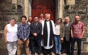 The YWAM Team with our Rector and Wardens